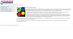 Desktop Screenshot of accurate-dispersions.com